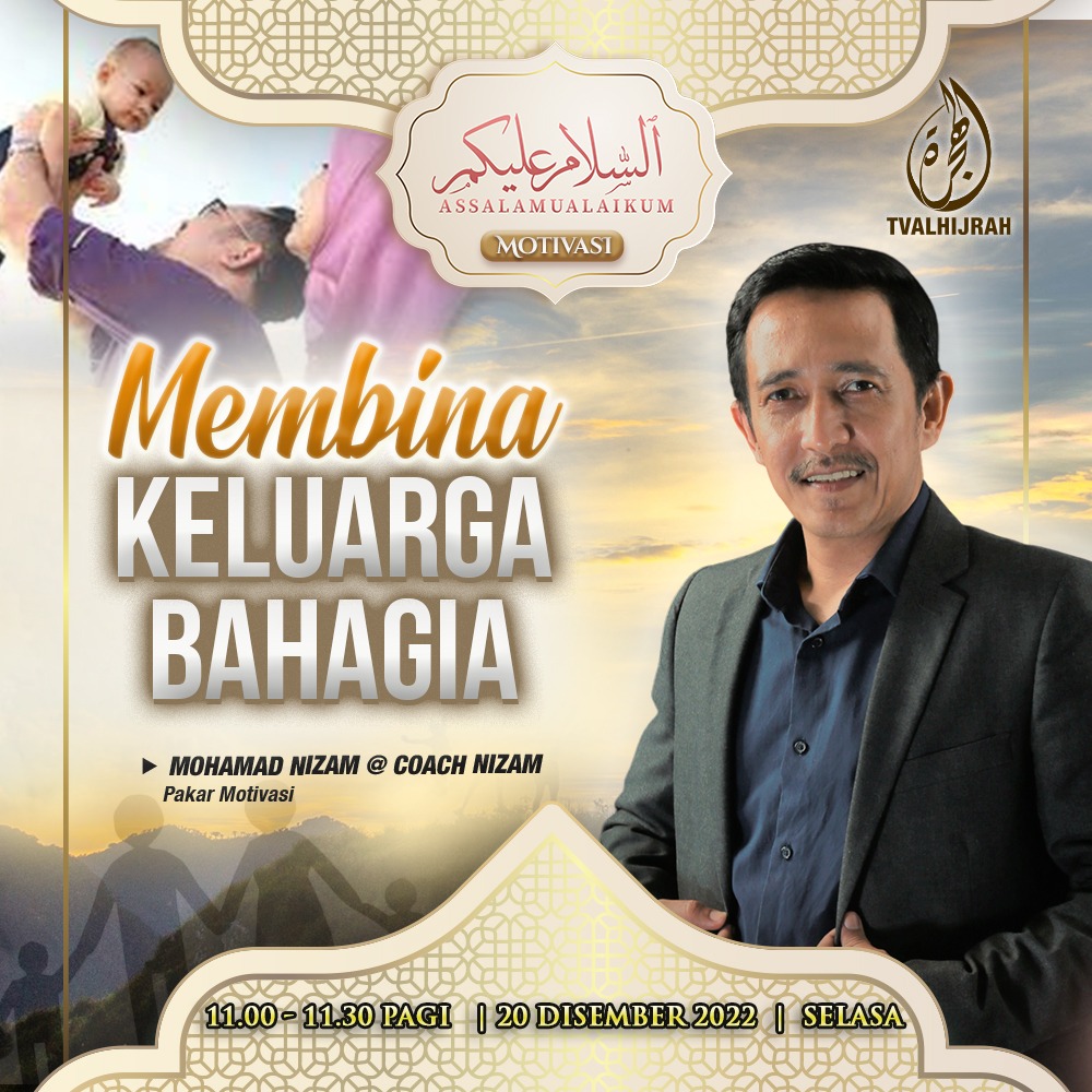 poster TV ALHIJRAH - MEMBINA KELUARGA BAHAGIA